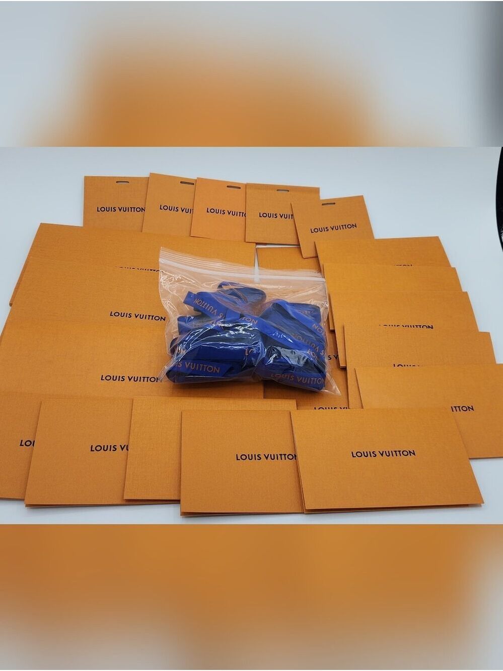 Louis Vuitton Receipt Holders Ribbons & Gift Tags Bundle #2961